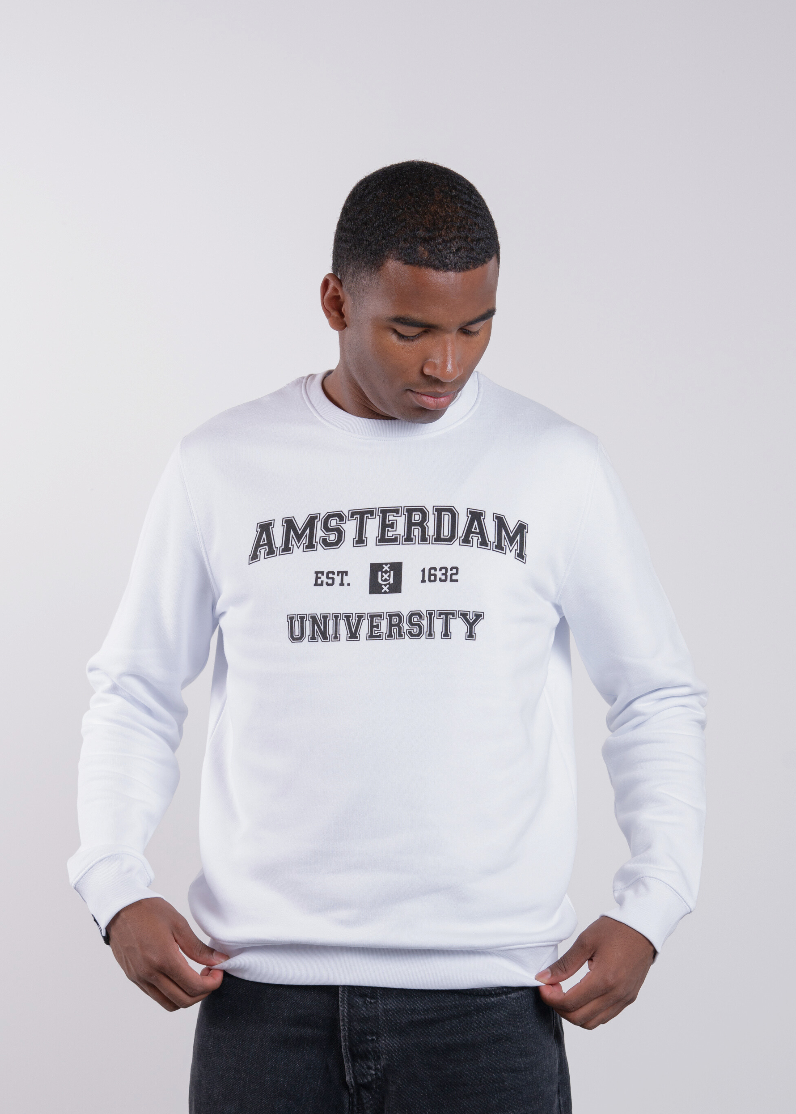 Classic Sweater unisex Amsterdam University since 1632 in multiple colors