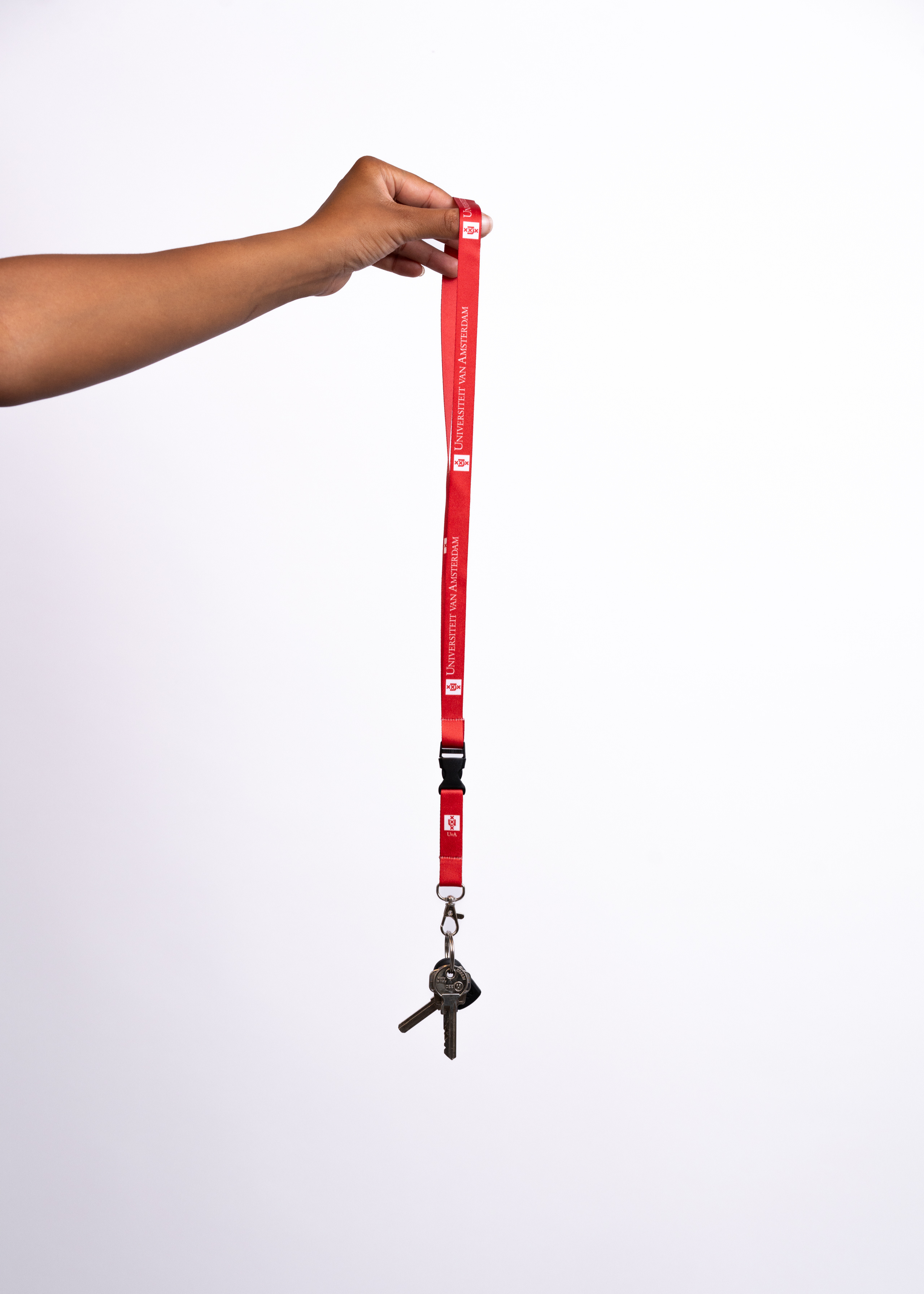 Lanyard with University of Amsterdam/Amsterdam University logo