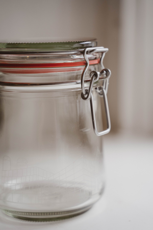 Mason jar with the UvA skyline (800 ml)