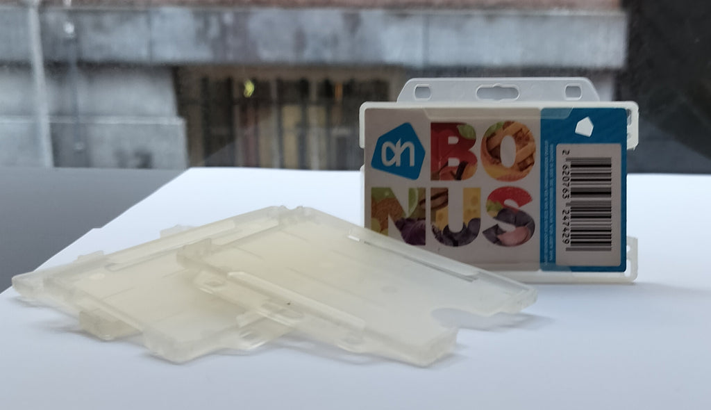 Kaarthouder frosted glass