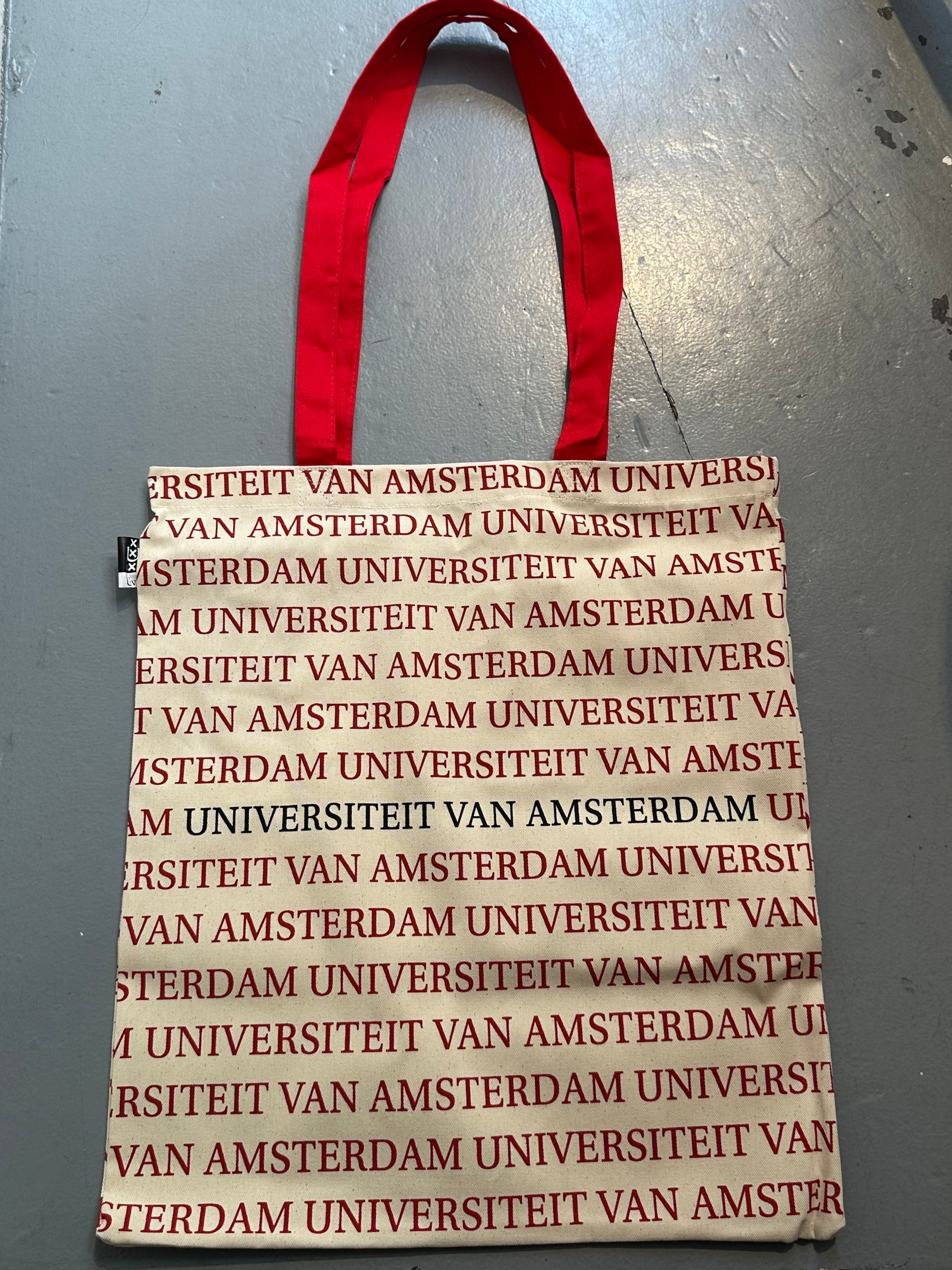 Linnen Tote bag Universiteit van Amsterdam meerdere kleuren