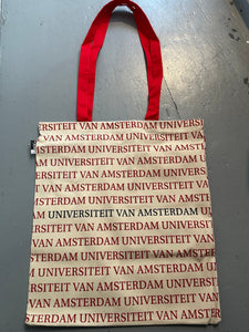 Linnen Tote bag Universiteit van Amsterdam meerdere kleuren