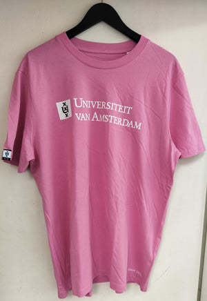 T-shirt Unisex short sleeve with the University of Amsterdam logo in multiple colors