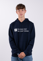 Hoodie uniseks met het Universiteit van Amsterdam-logo in meerdere kleuren