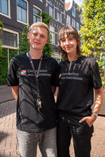 Keycord met Pride Universiteit van Amsterdam logo