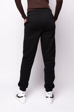 Unisex sweatpants with the University of Amsterdam logo in black