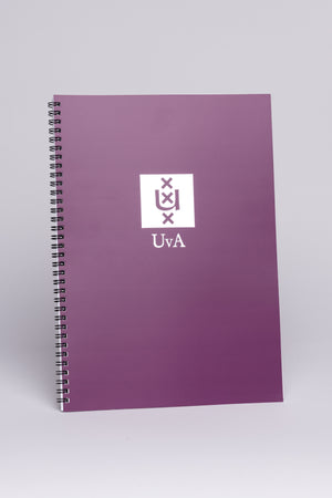 Notebook University of Amsterdam A5 or A4 in multiple colors